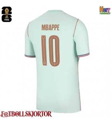 Frankrike Kylian Mbappe #10 Bortatröja VM 2026 Kortärmad